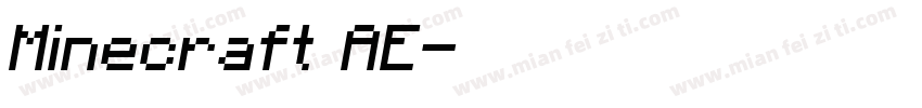 Minecraft AE字体转换